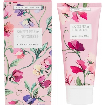 Heathcote & Ivory Sweet Pea & Honeysuckle krém na ruce a nehty 100 ml
