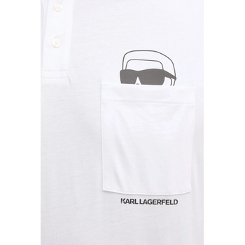 Karl Lagerfeld Памучна тениска с яка Karl Lagerfeld (561225.745127)
