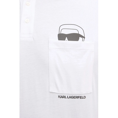 Karl Lagerfeld Памучна тениска с яка Karl Lagerfeld (561225.745127)