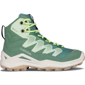 Lowa Детски туристически обувки Lowa Kid's Maddox Pro GTX Mid Walking boots - Smoke Green / Mint Green - размер 28 (EU) (702-4382-0511)