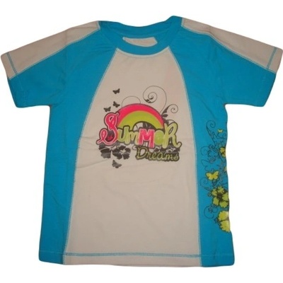 Wolf dívčí tričko modrobílé