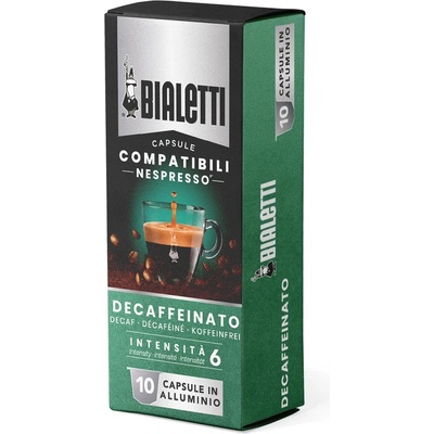 Bialetti Káva Decaffeinato pre Nespresso 10 x 5,5 g