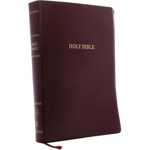 KJV Holy Bible, Super Giant Print Reference Bible, Burgundy Leather-look, 43, 000 Cross References, Red Letter, Comfort Print: King James Version | Thomas Nelson (ISBN: 9780785215622)