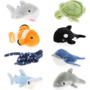 Keel Toys Eкологична плюшена играчка Keel Toys Keeleco - Морски свят, 12 cm, асортимент (SE2276) - ozone