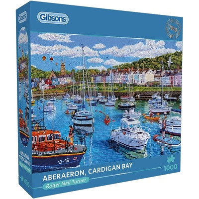 Gibsons Пъзел Gibsons от 1000 части - Аберайрон, Заливът Кардиган Бей (G6444)