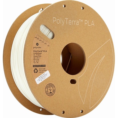 Polymaker PolyTerra PLA памук бял (PM70822)