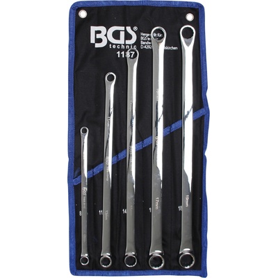 BGS technic Sada oboustranných očkových klíčů velmi dlouhé 8 - 19 mm 5dílná BGS 1187