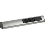 Bachmann Разклонител Bachmann - CASIA 2, 3x Шуко, USB A+C, 2 m, инокс (932.006)