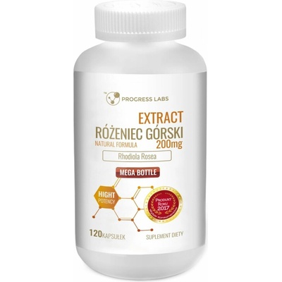 Progress Labs Rhodiola Rosea 200 mg 120 kapsúl