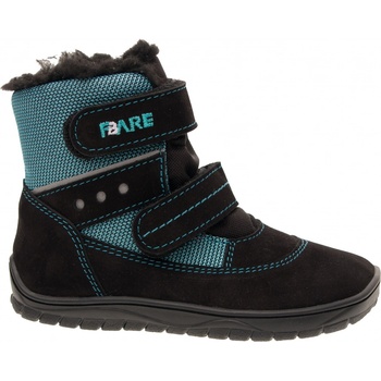 Fare Bare zimní s membránou černá s tyrkysovou