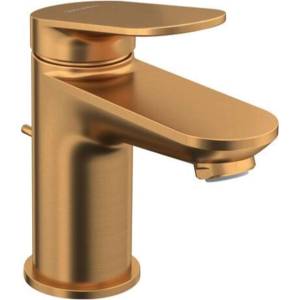 Duravit Wave - Смесител за умивалник със сифон, матиран бронз WA1010001004 (WA1010001004)