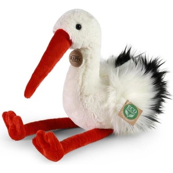 Rappa Плюшена птица щъркел 39 см eco-friendly