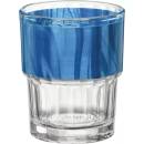 Bormioli Rocco Pohár stohovateľný Lyon modrý 12 x 200 ml