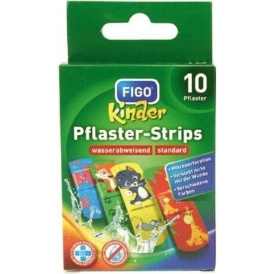 FIGO Voděodolné dětské náplasti Zvířátka 10 ks