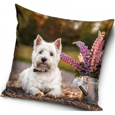 Carbotex Vankúš s Westíkom West highland white teriér 40x40