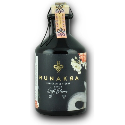 Munakra Night Blossoms Dry Gin 42% 0,5 l (čistá fľaša)