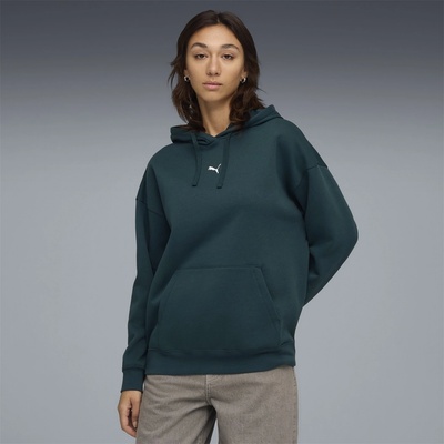 PUMA Суичър Puma Women's Essentials Oversized Hoodie - Green Terrain