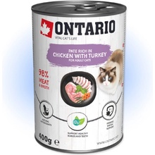 Ontario Cat Chicken with Turkey flavoured with Sea Buckthorn 400 g