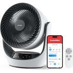 SwitchBot USB Table Fan, Powerful 24dB Quiet Battery Circulation Fan, Compatible with Alexa/Google/Siri (Hub Required), 4 Modes, 9 Hour Timer, Energy Efficient Circulation Fan - W3800510 (W3800510)