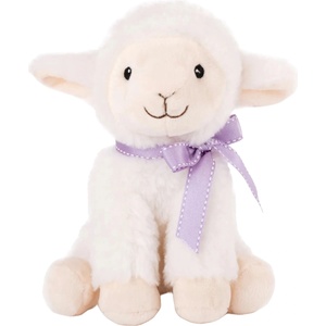 Амек Тойс Плюшена играчка Амек Тойс - Овца, с лилава панделка, 19 cm (60802) - ozone