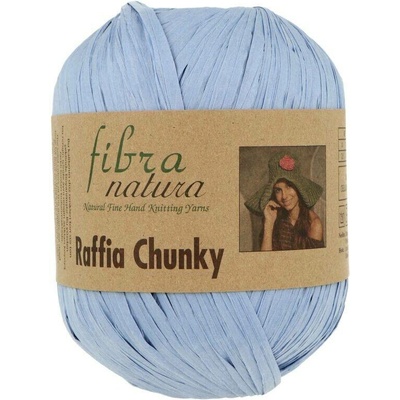 Fibra Natura Raffia Chunky 11 modrá