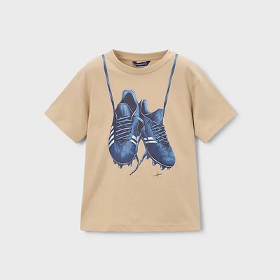 MAYORAL Тениска къс ръкав маратонки в цвят Орех за мини момче Mayoral