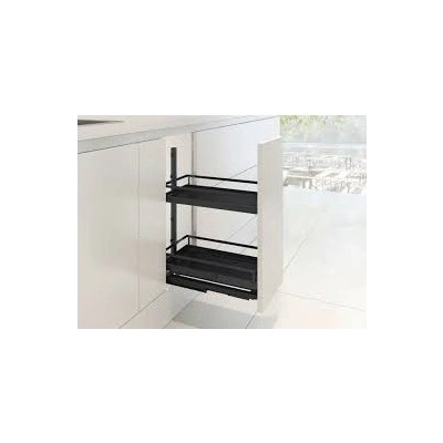 Kesseböhmer Plnovýsuvný kôš Dispensa junior III antracit 300 mm Univerzálne osadenie