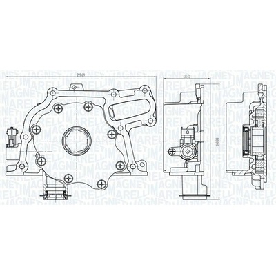Olejové čerpadlo MAGNETI MARELLI 351516000161