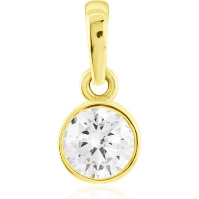 Gemmax Zlatý přívěsek se zirkonem GLPYB 25771