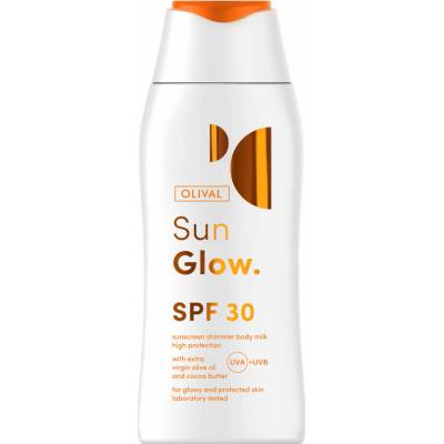 OLIVAL SunGlow. Shimmer mlieko na opaľovanie s trblietkami s OF 30