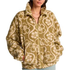 Billabong Дамско поларено яке Billabong Women's First Light Fleece jacket - Cactus Green (105-5967-0212)