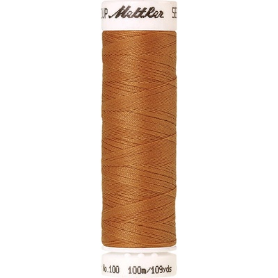 Nitě SERALON 100m na univerzální šití, polyester AMANN Mettler - více barev 6677: 1172 matná meruňková