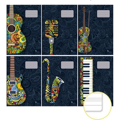 Notes Bohemia Notový sešit A4 428 – Zboží Dáma