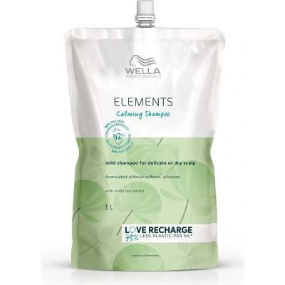 Wella Professional Upokojujúci šampón Elements (Calming Shampoo) 1000 ml - náhradná náplň)