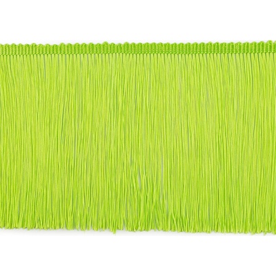 Třásně lesklé husté šíře 15,5 cm zelená elektrická 1 m