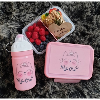 R&B set box a lahev Mňau 500ml