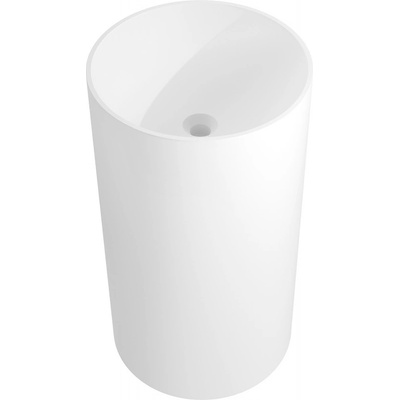 Mexen Ajax-01 свободностояща мивка от конгломерат 45 x 45 см, бяла мат - 26504500 (26504500)