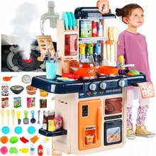 Majlo Toys kuchynka so zvukmi a parou Little Chef modrá