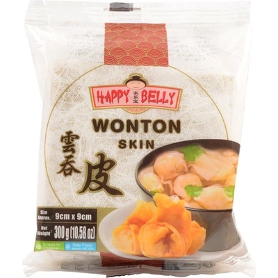 Happy Belly Wonton těsto na knedlíčky a siomai 300 g – Zboží Dáma