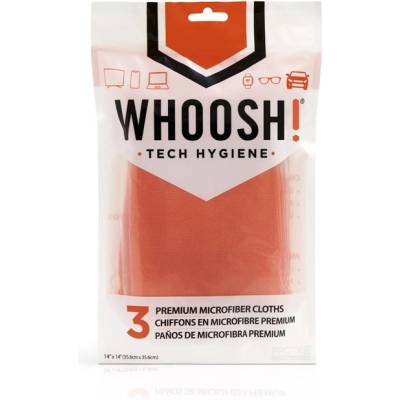 WHOOSH! Микрофибърни кърпи WHOOSH Tech Cleaning Cloth - 3 броя