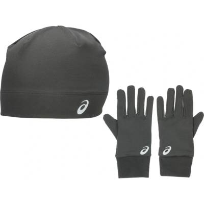 ASICS Winter gloves + beanie černá