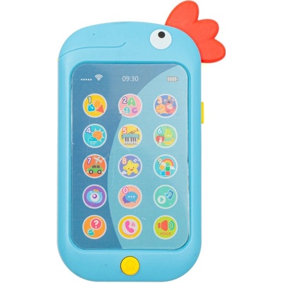 Baby Mix Telefon papoušek blue