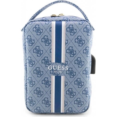 Guess organizér modré 4G Printed Stripes