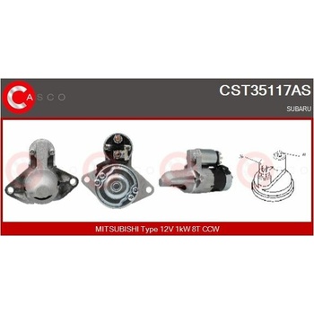 Štartér CASCO CST35117AS