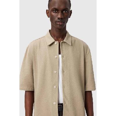 AllSaints Памучна риза AllSaints STALLON (M020SE)