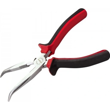 DEMA Kliešte polguľaté zahnuté 200 mm