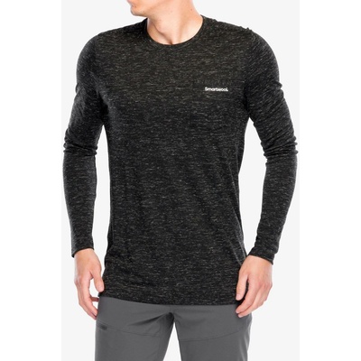 Smartwool Merino Hemp Blend Gear Up Long Sleeve Graphic Tee black heather