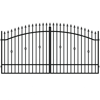 POLARGOS Двукрила оградна врата polis (цената е за пълен комплект за монтаж) (polis.150.350)