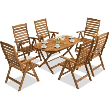 Garden Point Дървен градински комплект Laos/Bombay 6 Garden Point (GAP148_6xGAP151)