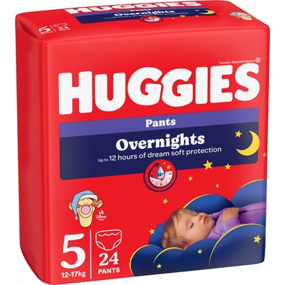 Huggies na noc 5 24 ks